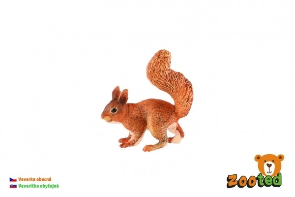 Almindelig egern zooted plast 9cm i pose