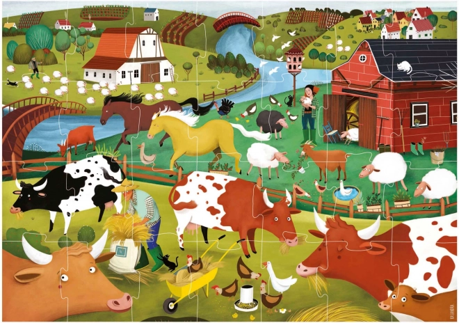 Educa Puzzle Bondegård 28 brikker