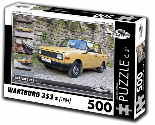 Puslespil Retro-Biler Wartburg 353 (1984) 500 brikker