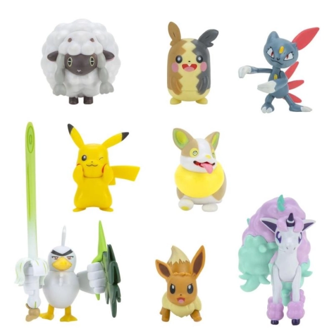 Pokémon sæt med 8 figurer