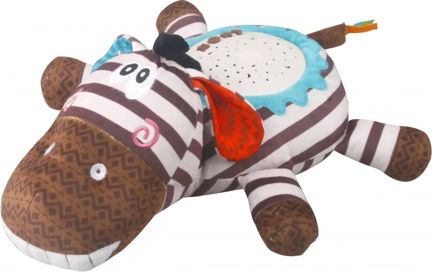 Zebra nattehimmel-projektor med musik 35 cm