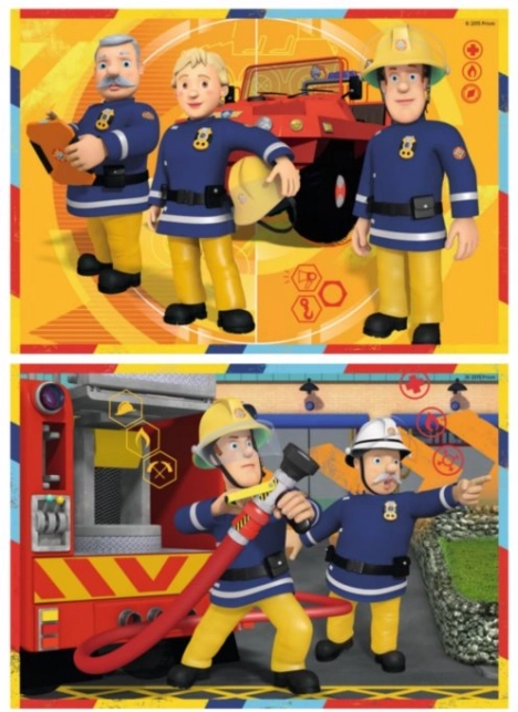 Ravensburger puslespil BRANDMAND SAM 2×12 brikker