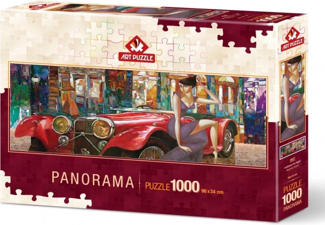 Panoramapuslespil Art Puzzle Invitation til aftenen 1000 brikker