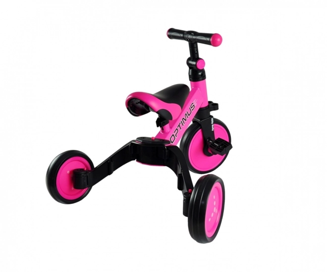 Cykel 3 i 1 Optimus Pink
