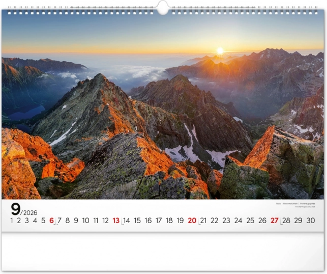 Vægkalender Magické Tatry 2026