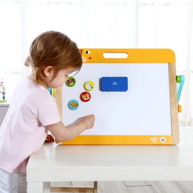 Børn magnetisk og kridttavle 2i1 Tooky Toy