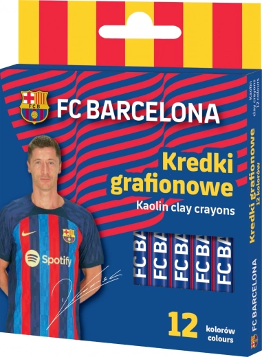 Voksfarver FC BARCELONA ASTRA, 12 stk.