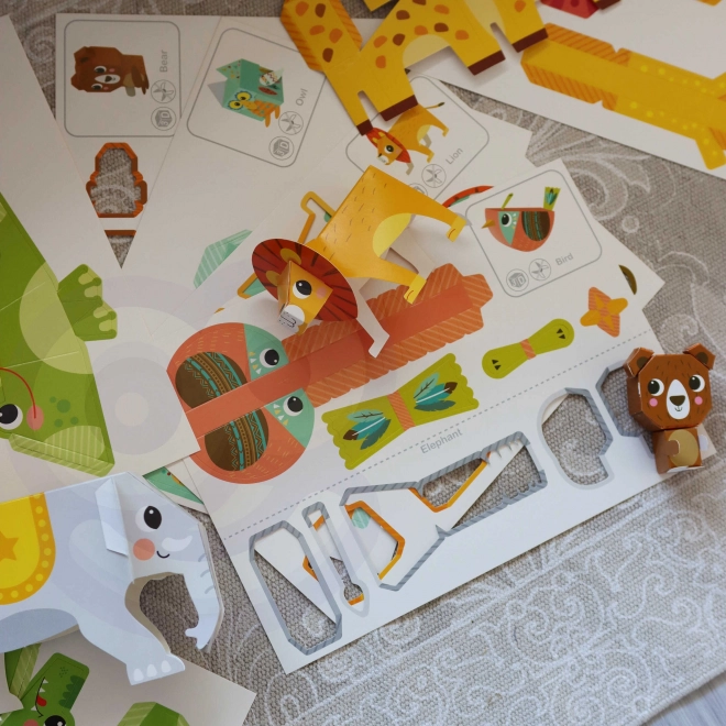 Woopie art&fun kreativ sæt origami 3D dyrefigurer