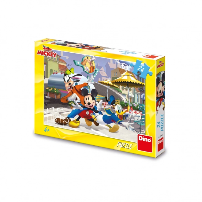 Dino puslespil Mickey og venner