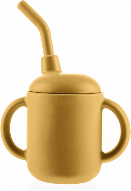 Silikonekrus 2-i-1, Mustard Yellow