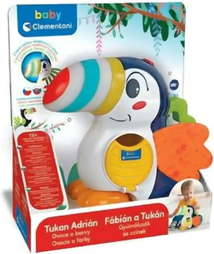 Interaktiv tukan Adrian CLEMENTONI BABY CZ/SK/HU