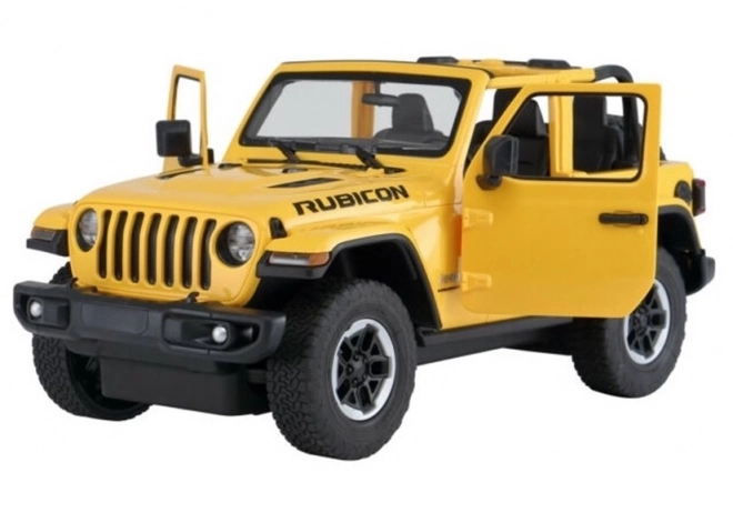 Auto R/C Jeep Wrangler Rubicon 1:14 Rastar – Gul