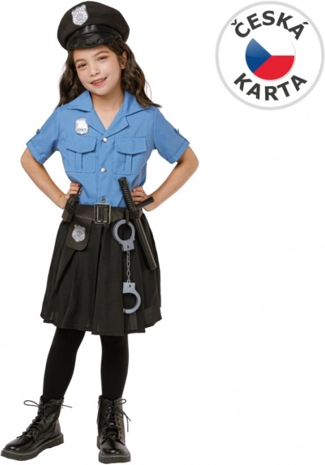 Politikostume til piger 120-130 cm