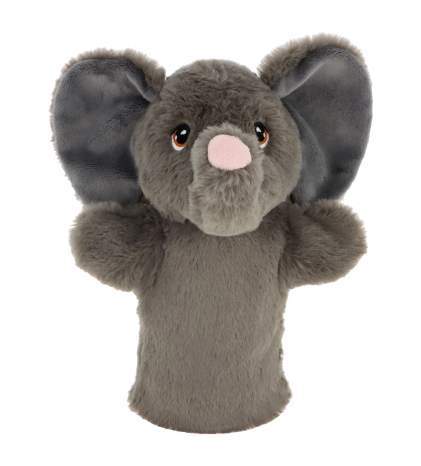 Keel Toys SE3076-6 Keeleco Elefant - Økologisk plys hånddukke 27 cm