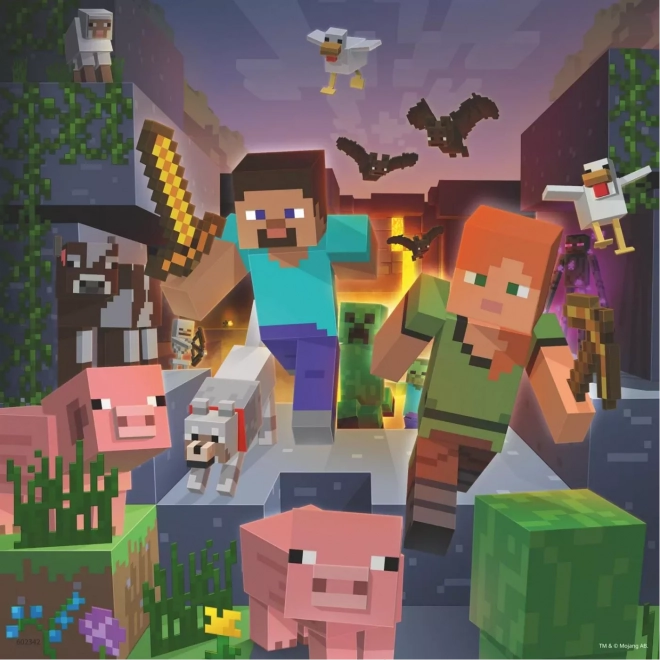 Minecraft Biomer 3x49 brikker
