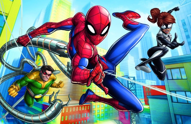 Minipuslespil 54 brikker Spider-Man fra Trefl
