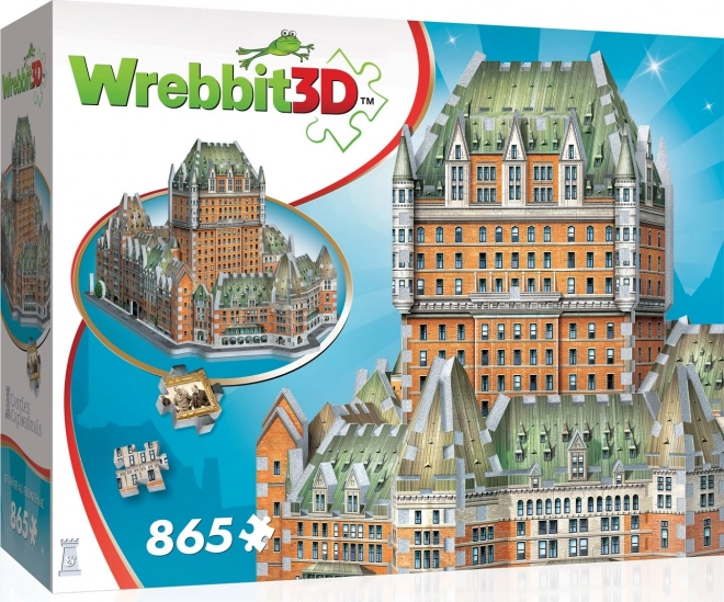3D puslespil WREBBIT Le Château Frontenac 865 brikker