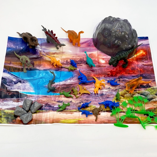 Dinosaur Figurer Sæt 34 stk WOOPIE