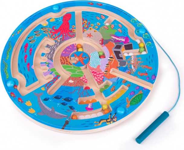 Magnetisk labyrint Undervandsverden BIGJIGS TOYS