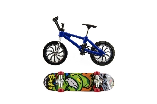 Kolo + finger skateboard skruetrækker plastik 10cm på kort