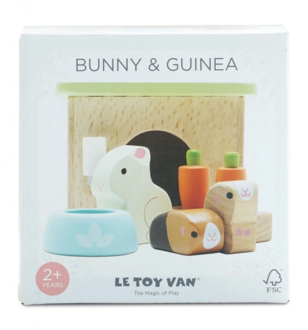 Le Toy Van Sæt Kanin & Marsvin