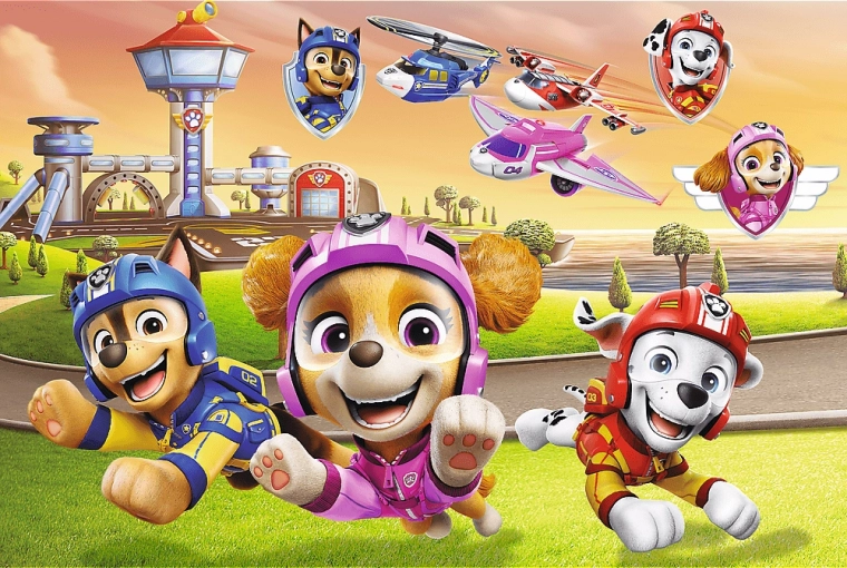 Puslespil PAW PATROL hundene er på toppen 160 brikker