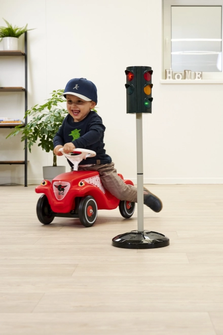Stor trafiklys med automatisk skift af lys