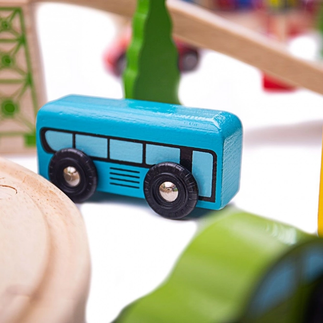 Bigjigs Rail Træ Togrute Bjergvej 112 Dele