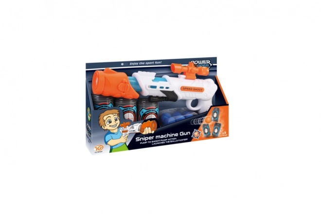 Pistol til skumkugler 34 cm