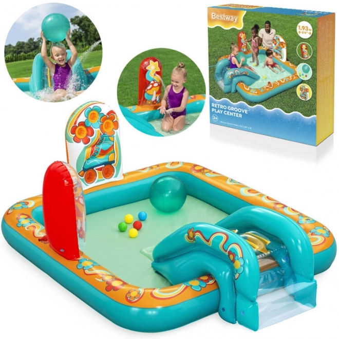 Bestway Retro Groove oppusteligt legecenter