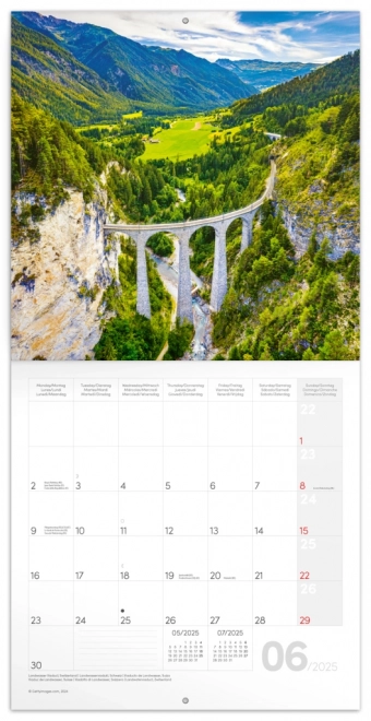 NOTIQUE Notekalender Broer 2025, 30 x 30 cm