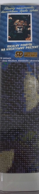 Norimpex diamantmaling Skjult løve 30x40 cm