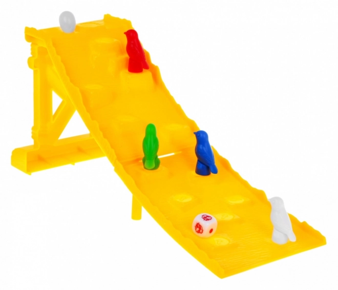 Brætspil "Faldene æg" for børn 3+ Fugleløb + 4 spillere + terning + æg figur
