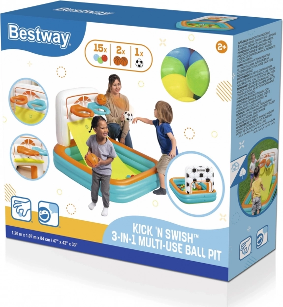 Oppusteligt Legecenter Bestway med Bolde