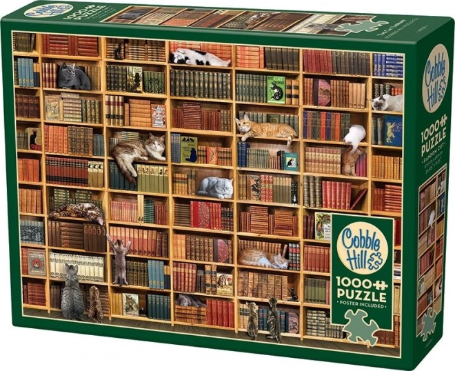 Puslespil Kattebibliotek 1000 brikker