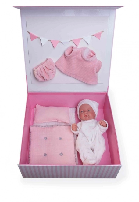 Antonio Juan 84094 PITU - realistisk babydukke med hele kroppen i vinyl - 26 cm