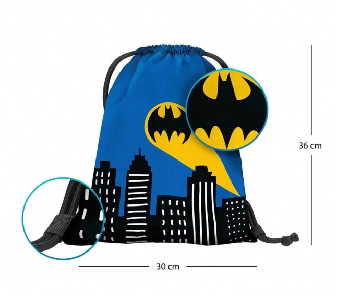 BAAGL Førskolepose Batman blå