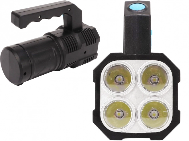 Genopladelig LED-lygte 2 i 1 til militær og politibrug