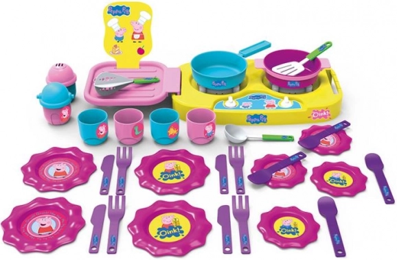 Sæt køkkengrej til børn PEPPA GRIS 35 stk – MAC TOYS