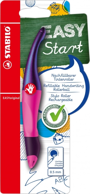 Ergonomisk pen Stabilo EASYoriginal til højrehåndede pink