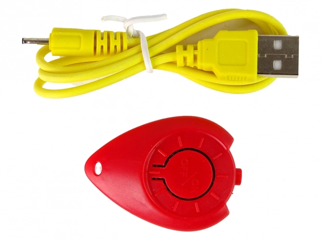 Rakettkaster Flyvende oplader hvid 21 cm