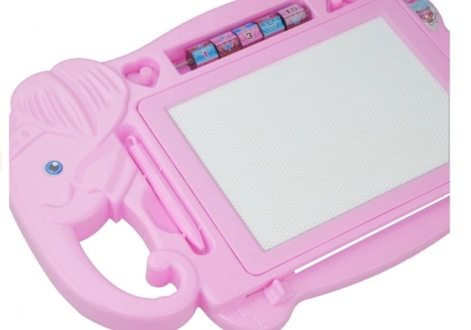 Magnetisk tavle Elephant Stamp Pink