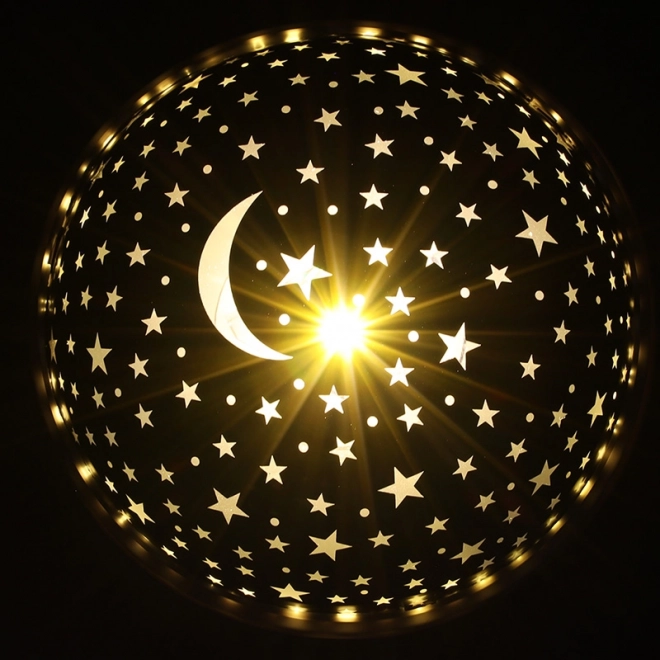 Stjernenatlampe – Hvid