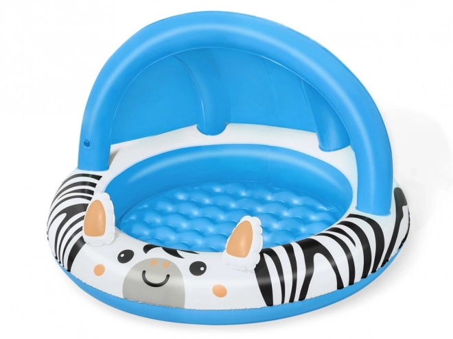 Børnebassin med skur Bestway Zebra