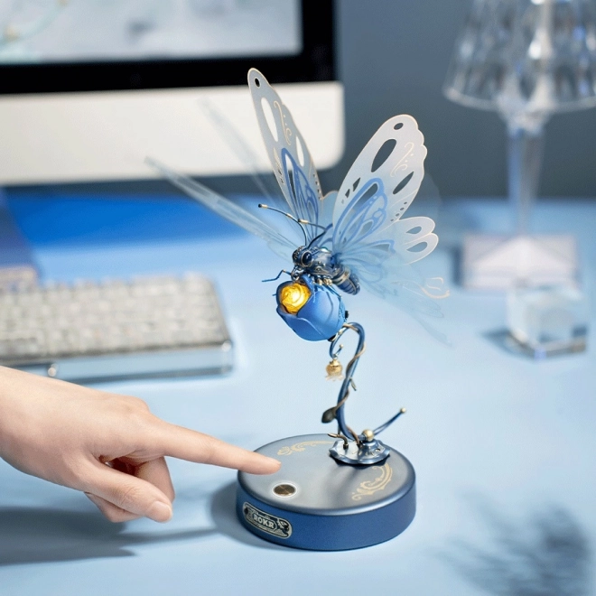 RoboTime 3D mekanisk puslespil Blå sommerfugl