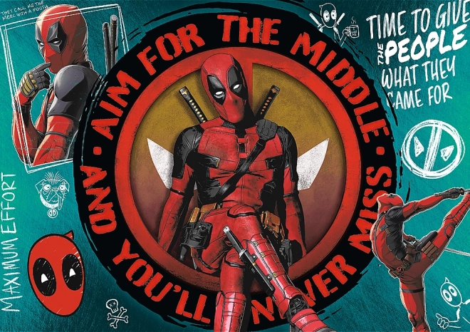 Puslespil TREFL Premium Plus: Deadpool 1000 brikker