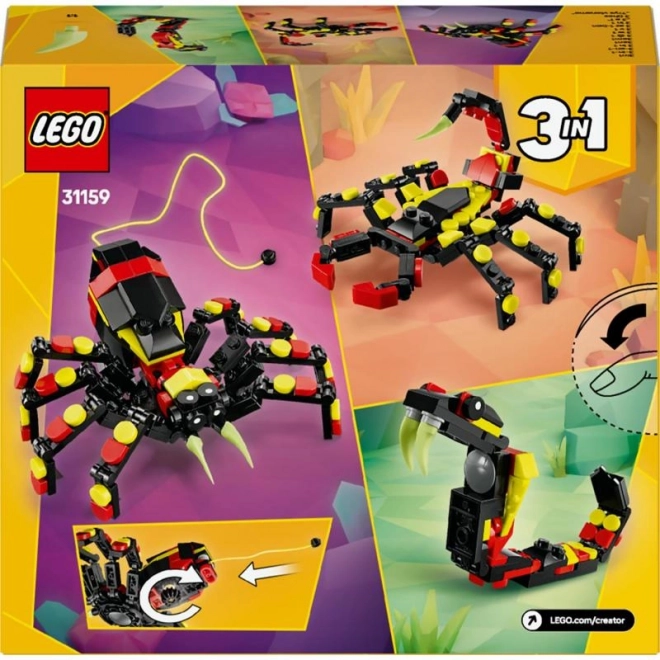 Lego Creator Vilde Dyr Edderkopp med Net
