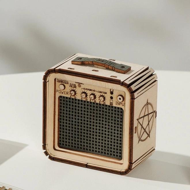 RoboTime træ 3D puslespil - Elektrisk guitar