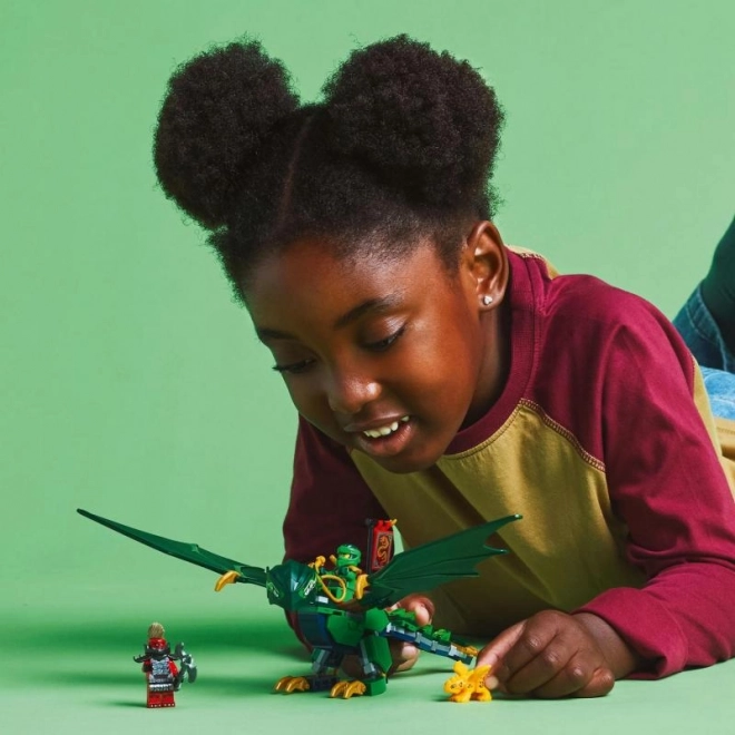 Lego Ninjago grøn skovdrage Lloyds