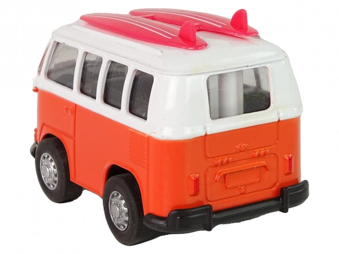 Miniature metal turistbus